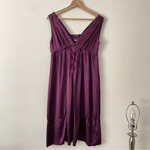 Miu Miu silk midi dress